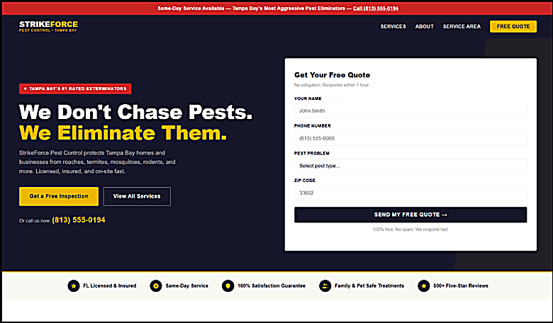 StrikeForce Pest Control